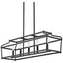 1_Millennium Lighting Nellita 34" Matte Black 5-Light Island Chandelier