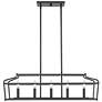 2_Millennium Lighting Nellita 34" Matte Black 5-Light Island Chandelier more views
