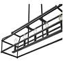 3_Millennium Lighting Nellita 34" Matte Black 5-Light Island Chandelier more views