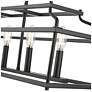 4_Millennium Lighting Nellita 34" Matte Black 5-Light Island Chandelier more views