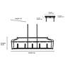 7_Millennium Lighting Nellita 34" Matte Black 5-Light Island Chandelier more views