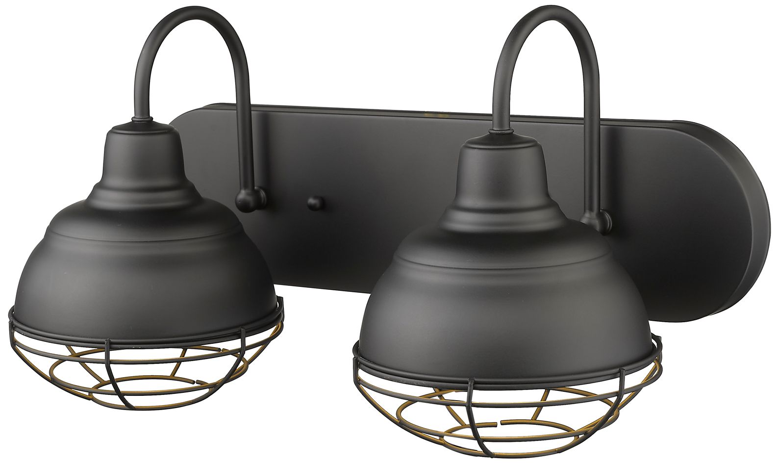 Image 3 Millennium Lighting Neo-Industrial 2 Light Vanity Fixture in Matte Black more views
