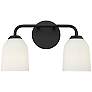 2_Millennium Lighting Norah 2-Light Vanity Light in Matte Black