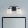 1_Millennium Lighting Norah 2-Light Vanity Light in Matte Black