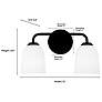 7_Millennium Lighting Norah 2-Light Vanity Light in Matte Black more views