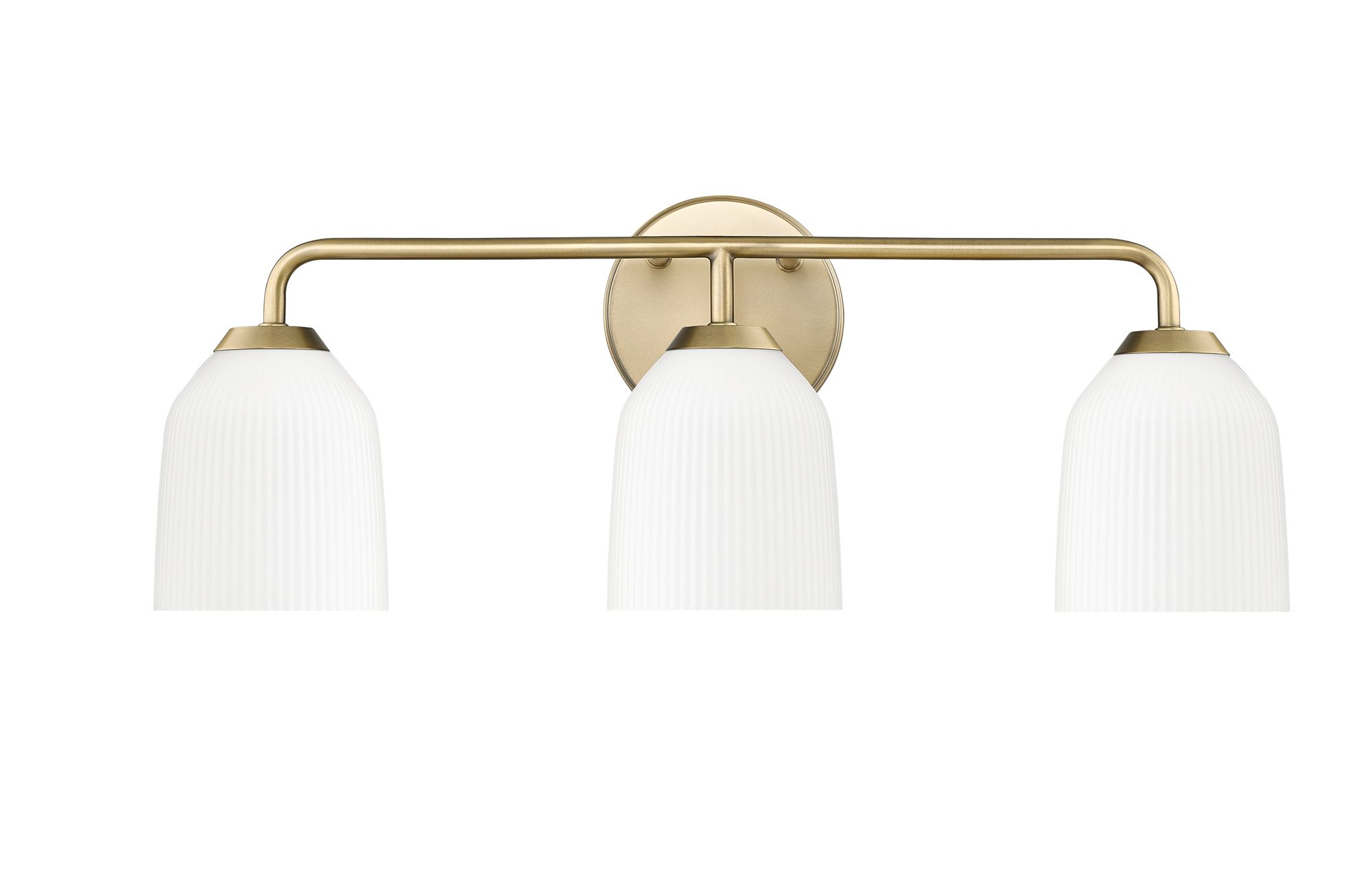 Image 3 Millennium Lighting Norah 3-Light Vanity in Vintage Brass more views