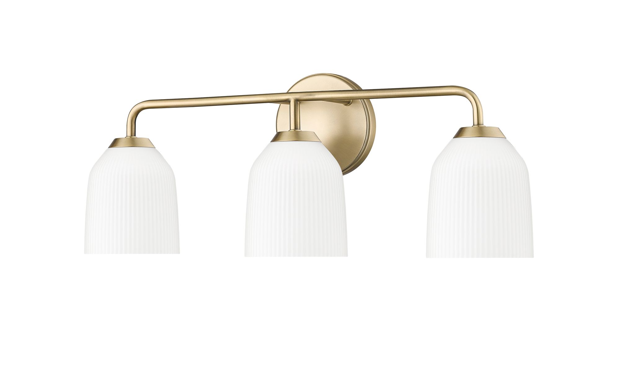 Image 4 Millennium Lighting Norah 3-Light Vanity in Vintage Brass more views