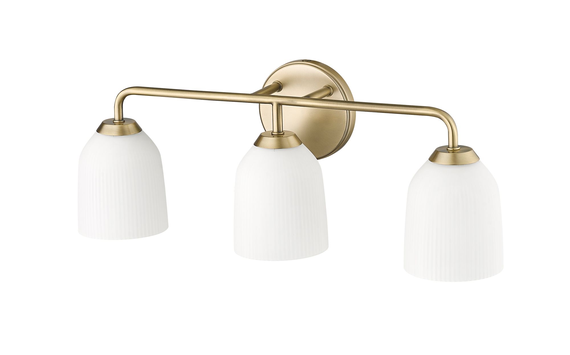 Image 6 Millennium Lighting Norah 3-Light Vanity in Vintage Brass more views