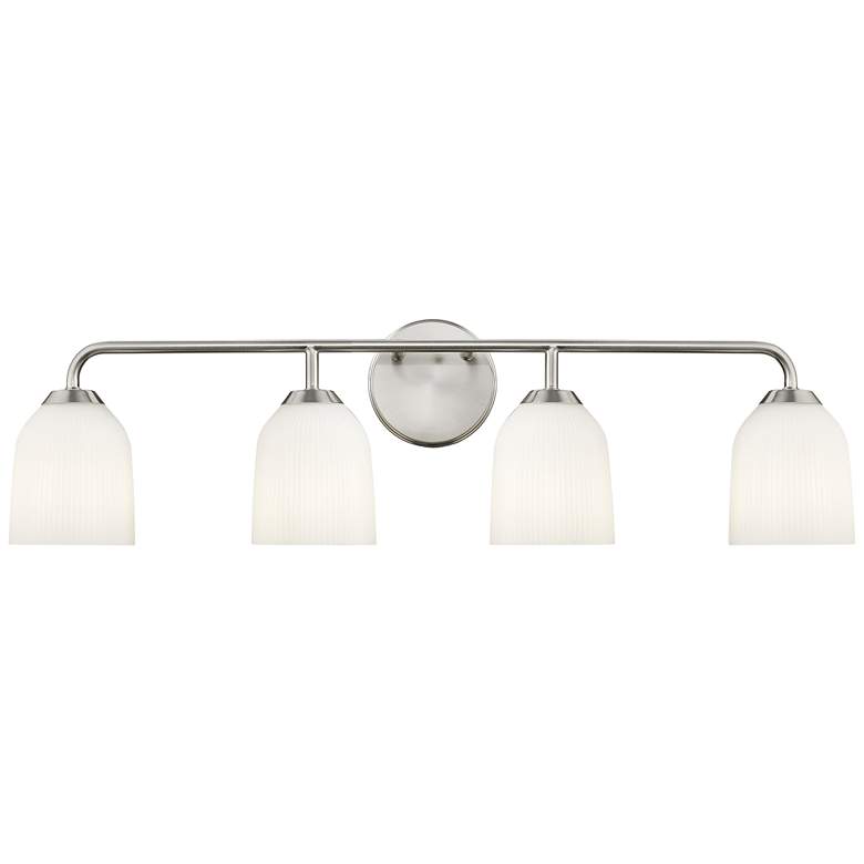 Image 1 Millennium Lighting Norah 4-Light Vanity Light in Brushed Nickel