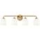 Millennium Lighting Norah 4-Light Vanity Light in Vintage Brass