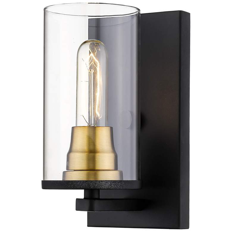 Image 1 Millennium Lighting Pasadena 1 Light Sconce Fixture in Black/Bronze