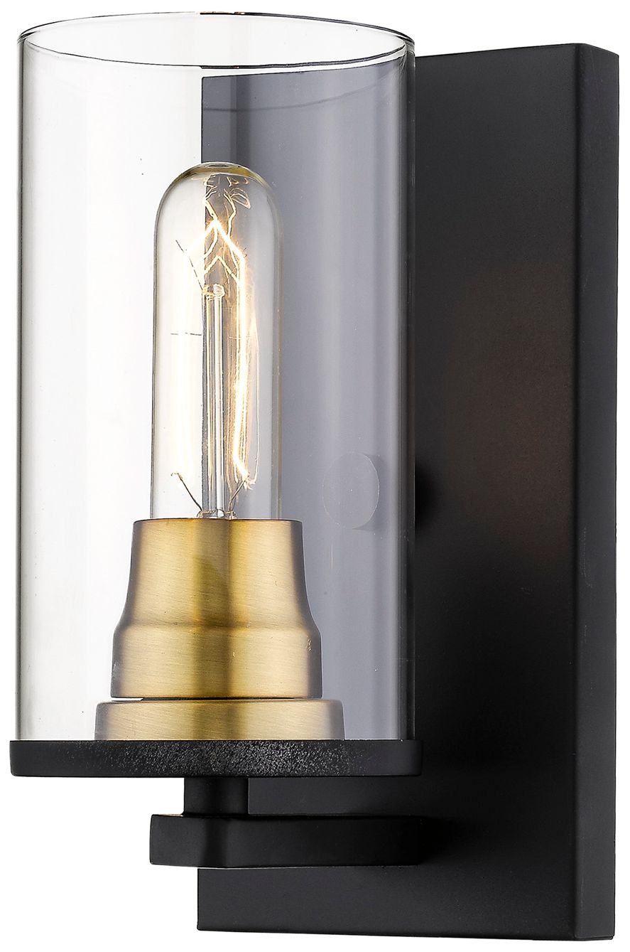 Image 2 Millennium Lighting Pasadena 1 Light Sconce Fixture in Black/Bronze more views