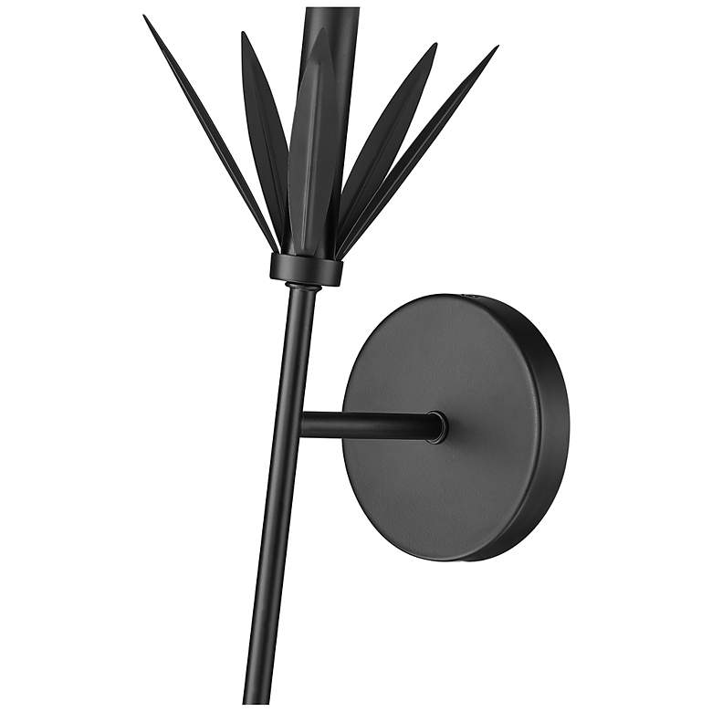 Image 4 Millennium Lighting Primrose 24 Inch High 1-Light Sconce in Matte Black more views