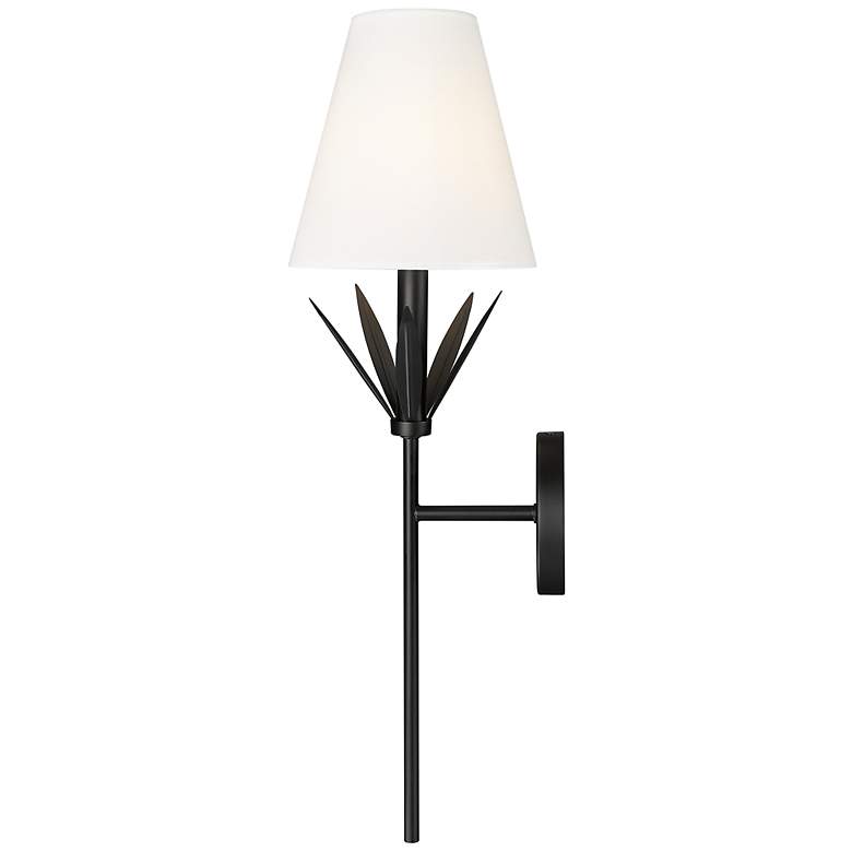 Image 3 Millennium Lighting Primrose 24 Inch High 1-Light Sconce in Textured White more views