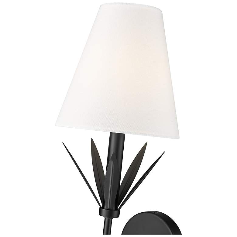Image 5 Millennium Lighting Primrose 24 Inch High 1-Light Sconce in Textured White more views