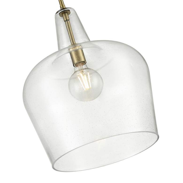 Image 4 Millennium Lighting Puckette 1-Light Pendant in Vintage Brass more views