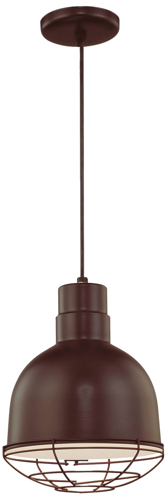Image 2 Millennium Lighting R Series 1-Light Cord Hung Pendant in Bronze more views