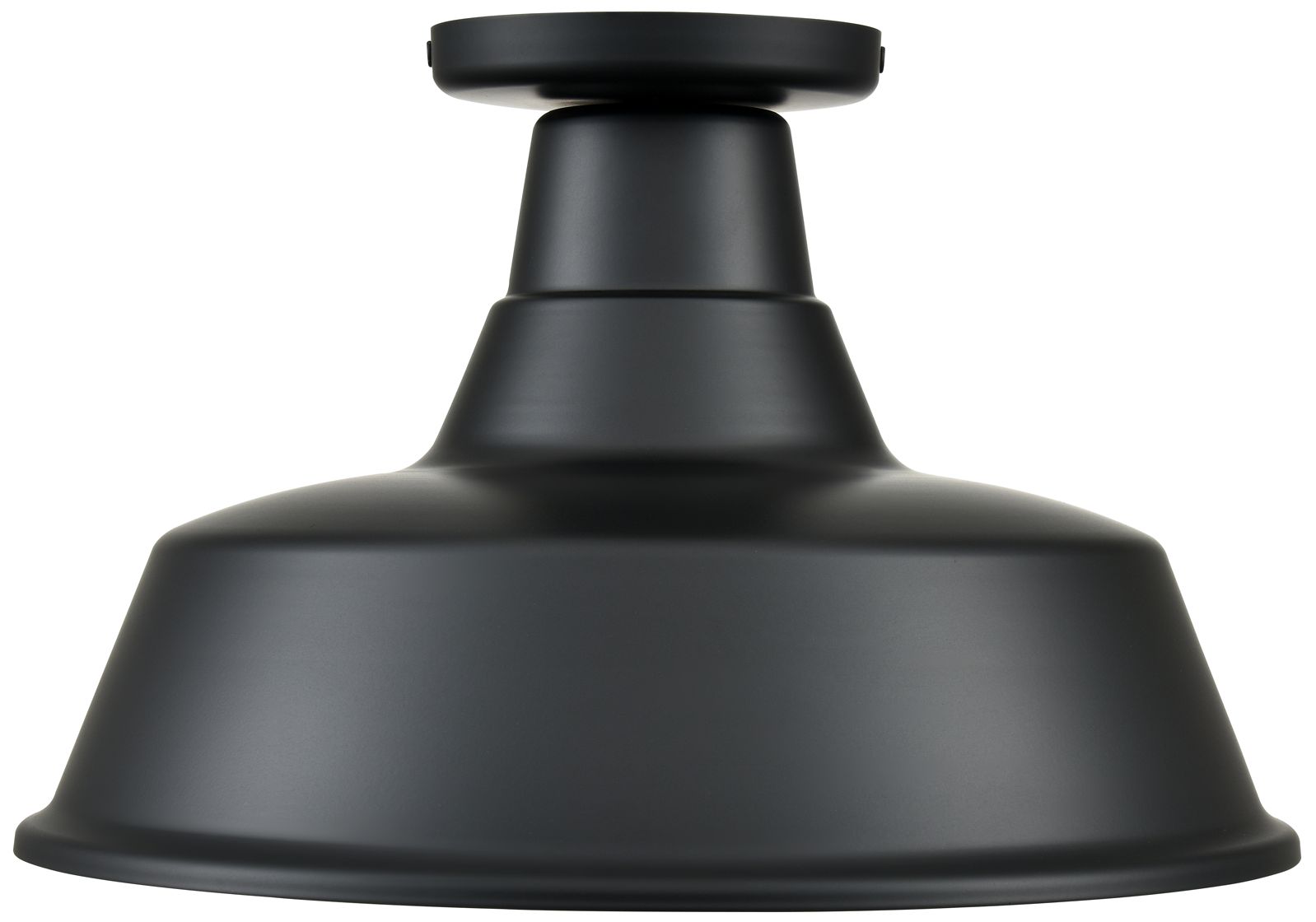 Image 3 Millennium Lighting R Series 1-Light Indoor Semi-Flush in Satin Black more views