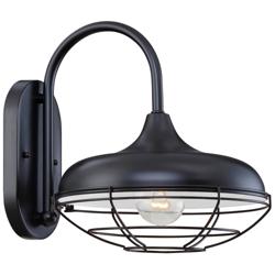 Millennium Lighting R Series 1-Light Outdoor Wall Sconce in Satin Black