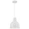 Millennium Lighting R-Series 10" Wide Modern White Dome Mini-Pendant