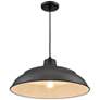 3_Millennium Lighting R Series Cord Hung Aluminum Pendant in Satin Black more views