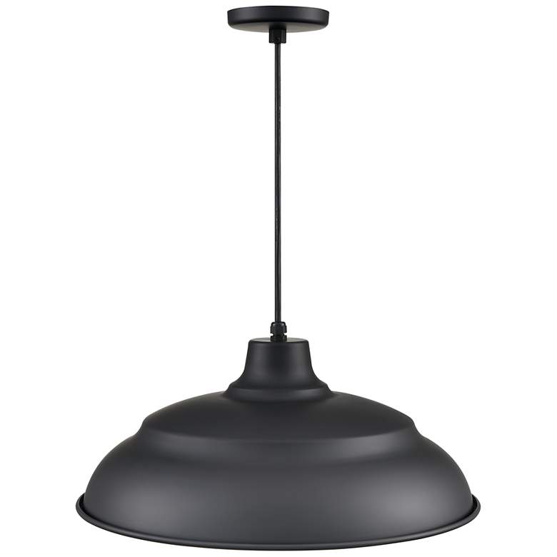 Image 4 Millennium Lighting R Series Cord Hung Aluminum Pendant in Satin Black more views