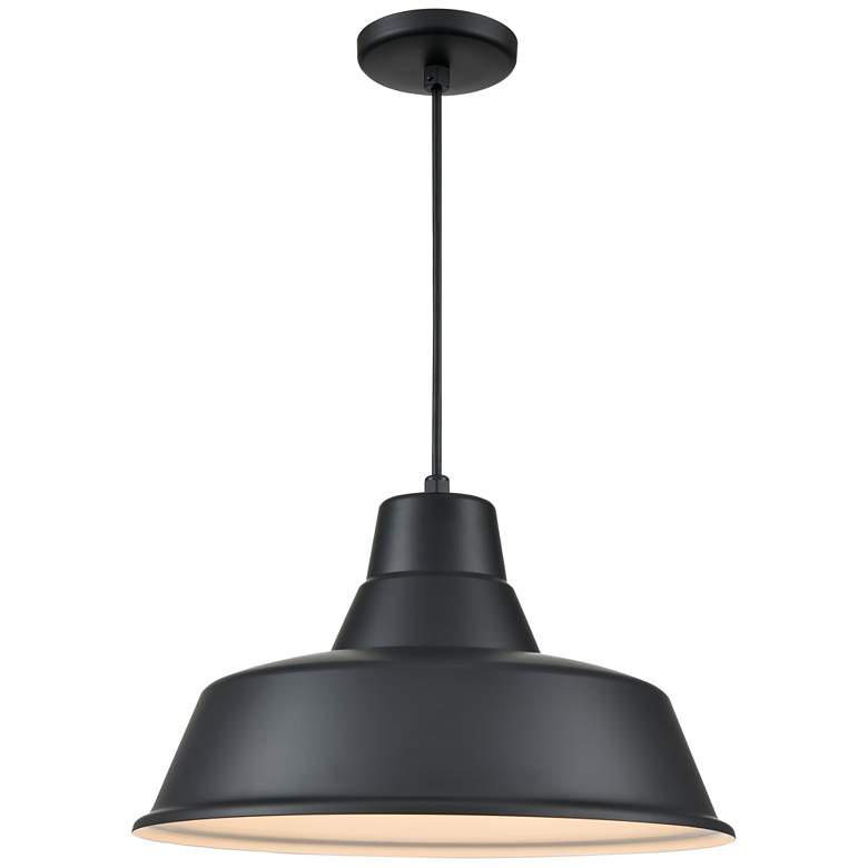 Image 1 Millennium Lighting R Series Cord Hung Pendant in Satin Black