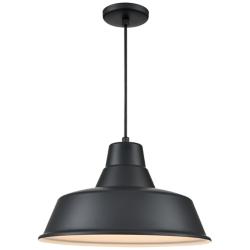 Millennium Lighting R Series Cord Hung Pendant in Satin Black