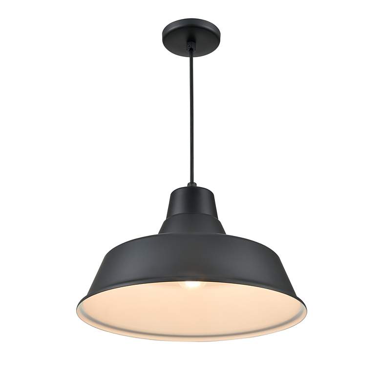 Image 4 Millennium Lighting R Series Cord Hung Pendant in Satin Black more views