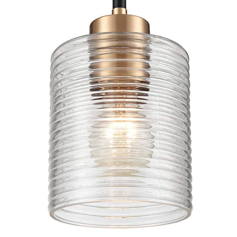 Image 3 Millennium Lighting Renitta 1 Light Mini-Pendant Fixture in Matte Black more views