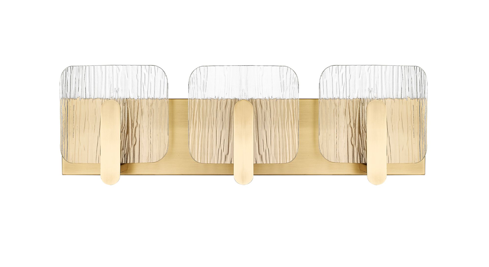 Image 2 Millennium Lighting Rimini 3-Light Vanity in Vintage Brass more views