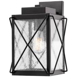 Millennium Lighting Robinson 1 Light 12&quot; Outdoor Wall Sconce in Black