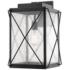 Millennium Lighting Robinson 1 Light 17.5" Outdoor Wall Sconce in Blac