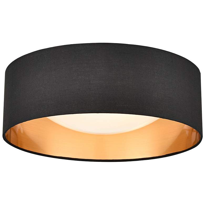 Image 6 Millennium Lighting Rosata 1 Light Flush Mount Fixture Burnished Gold more views