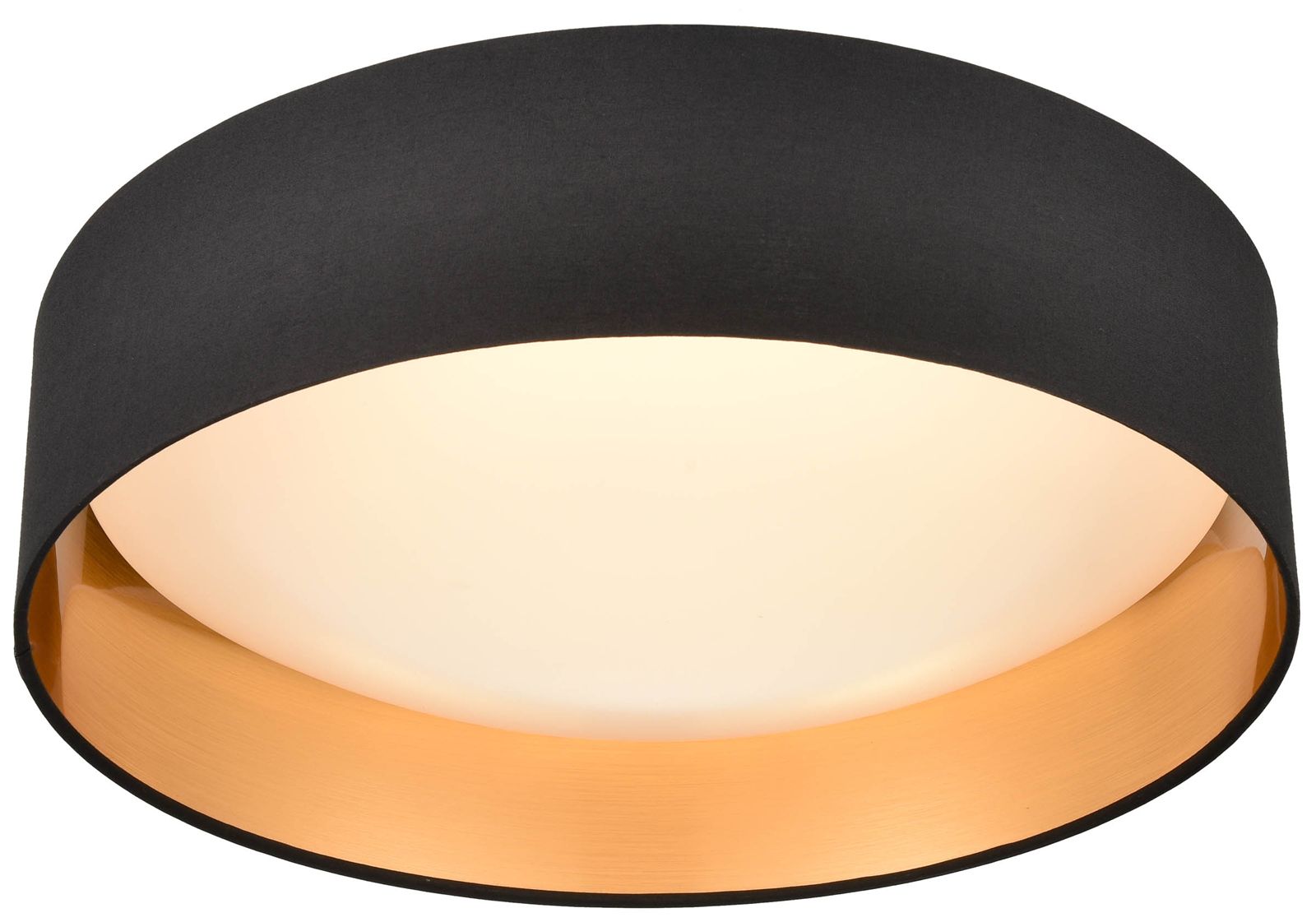 Millennium Lighting Rosata 1 Light Flush Mount in Brushed Gold