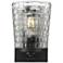 Millennium Lighting Saben 1-Light Indoor Wall Sconce in Matte Black