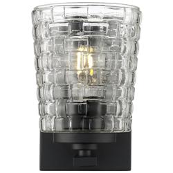 Millennium Lighting Saben 1-Light Indoor Wall Sconce in Matte Black