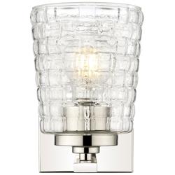 Millennium Lighting Saben 1-Light Indoor Wall Sconce in Polished Nickel