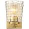 Millennium Lighting Saben 1-Light Indoor Wall Sconce in Vintage Brass