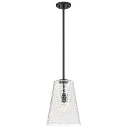 Millennium Lighting Saben 1-Light Pendant in Matte Black