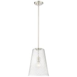 Millennium Lighting Saben 1-Light Pendant in Polished Nickel