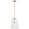 Millennium Lighting Saben 1-Light Pendant in Vintage Brass