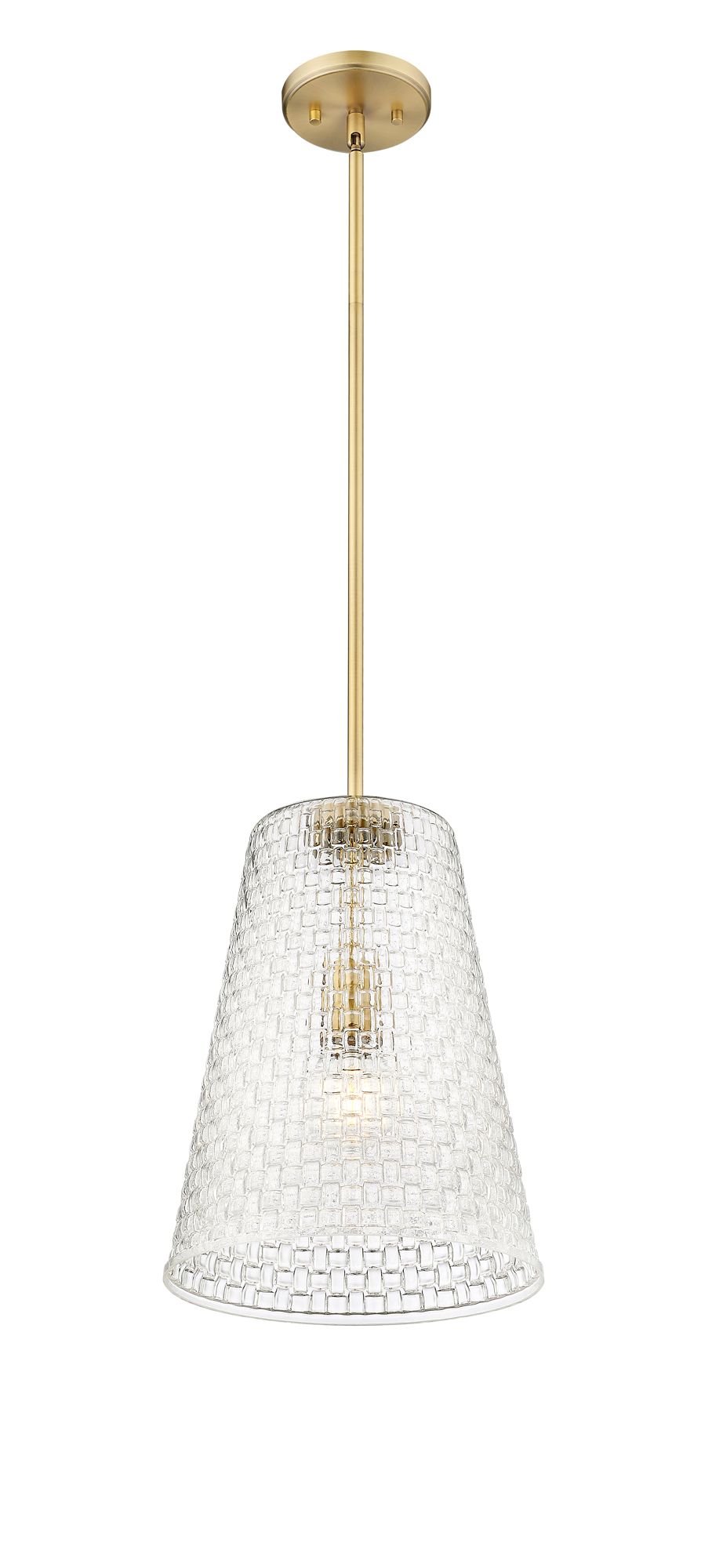 Image 4 Millennium Lighting Saben 1-Light Pendant in Vintage Brass more views