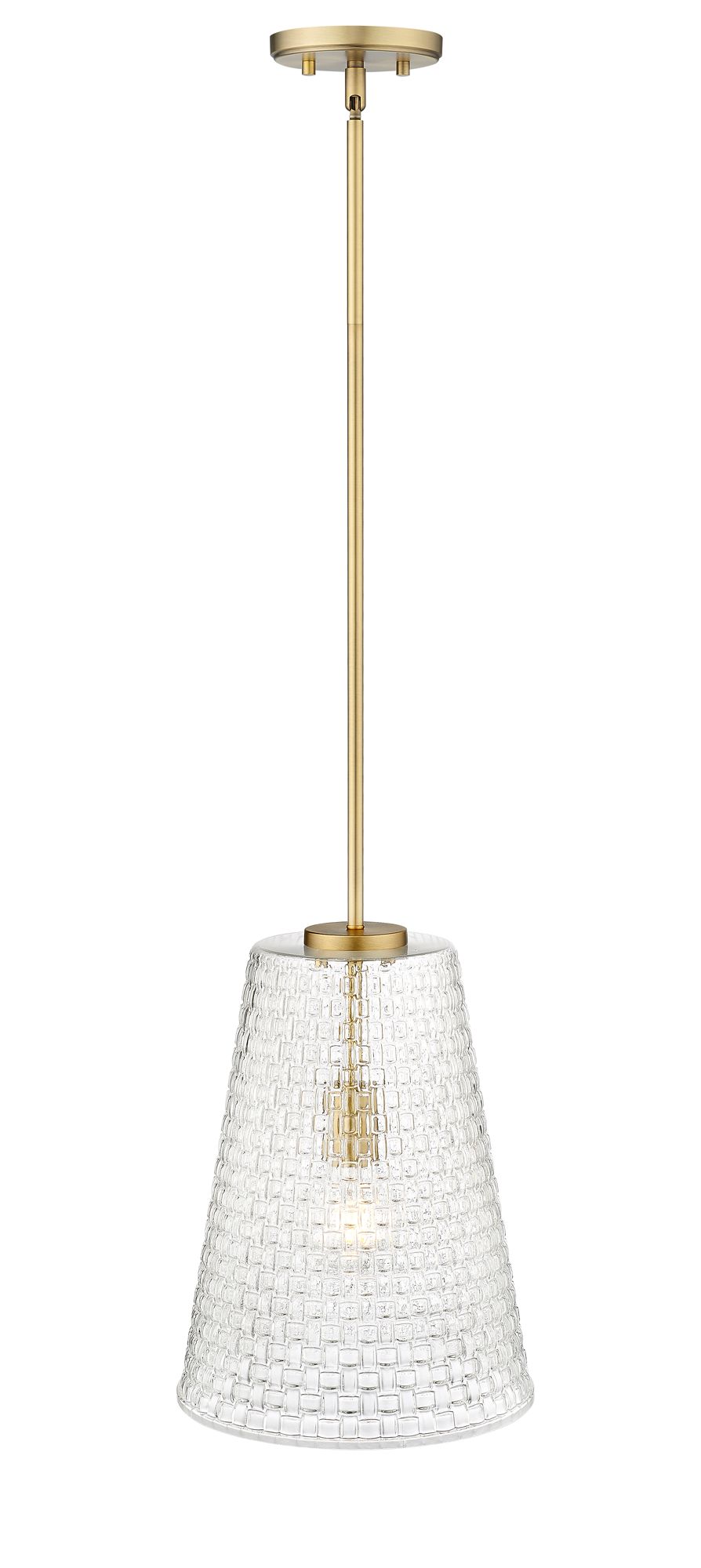 Image 5 Millennium Lighting Saben 1-Light Pendant in Vintage Brass more views