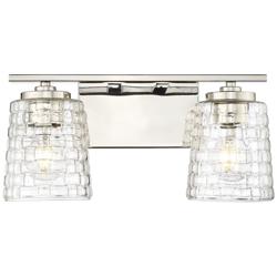 Millennium Lighting Saben 2-Light Vanity Light in Polished Nickel