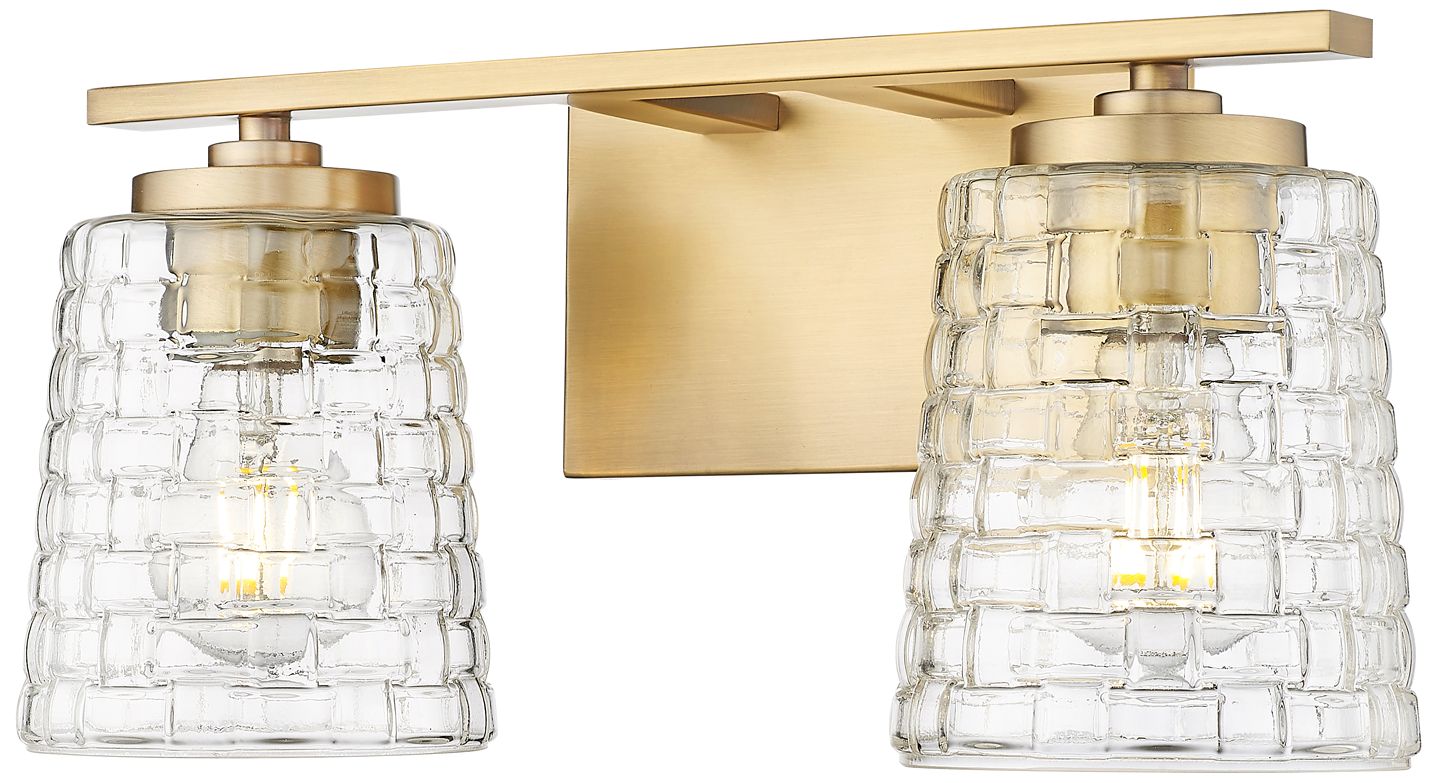 Image 3 Millennium Lighting Saben 2-Light Vanity Light in Vintage Brass more views