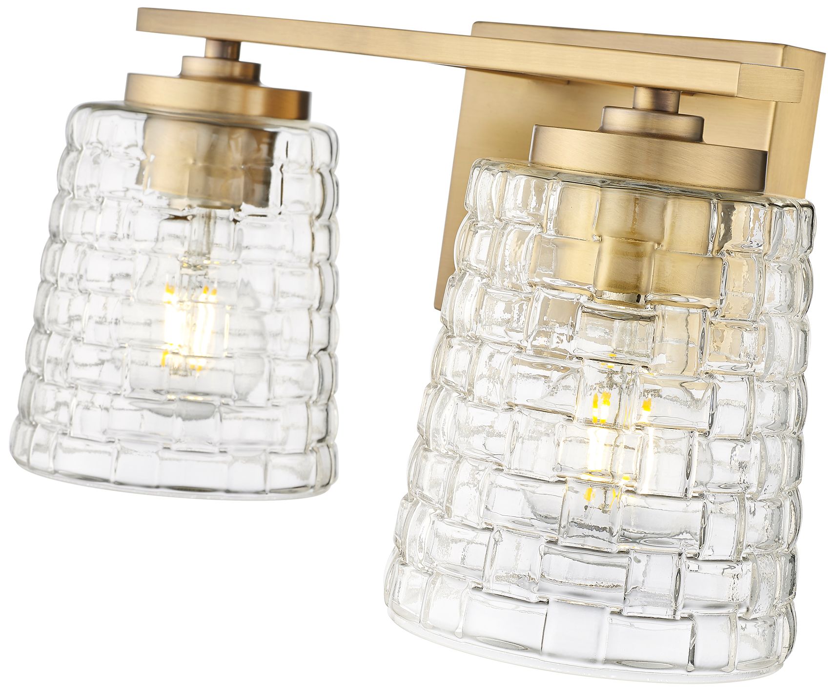 Image 6 Millennium Lighting Saben 2-Light Vanity Light in Vintage Brass more views