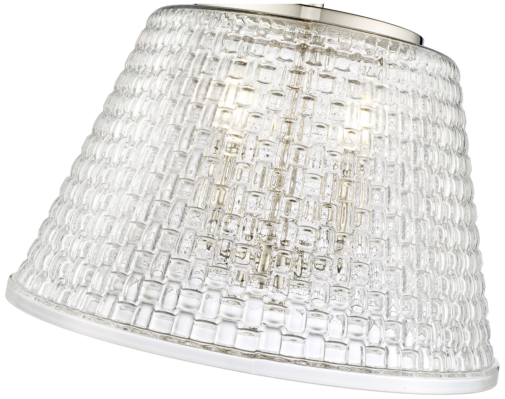 Image 6 Millennium Lighting Saben 3-Light Indoor Semi-Flush in Polished Nickel more views