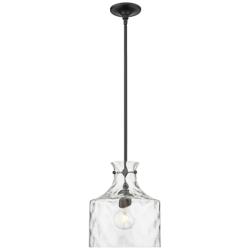 Millennium Lighting Santorini 1-Light Pendant in Matte Black