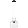 2_Millennium Lighting Santorini 1-Light Pendant in Matte Black more views